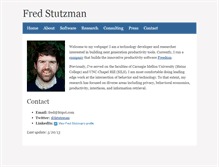 Tablet Screenshot of fredstutzman.com